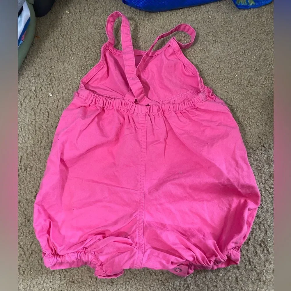 Infant Girls Ralph Lauren Pink Romper Outfit